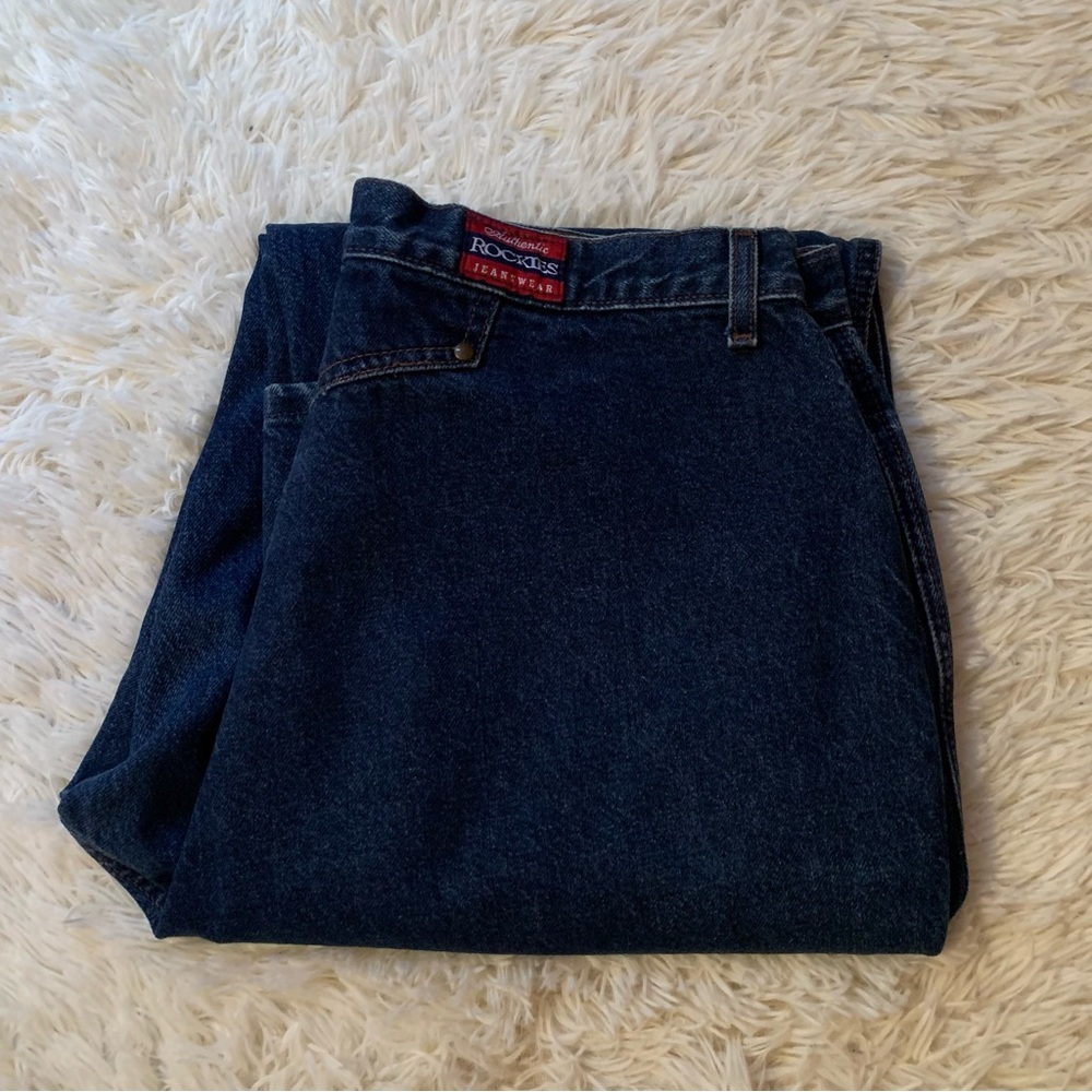 Vintage Rocky Mountain High Waisted Denim Jeans Rockies - Picture 13 of 16